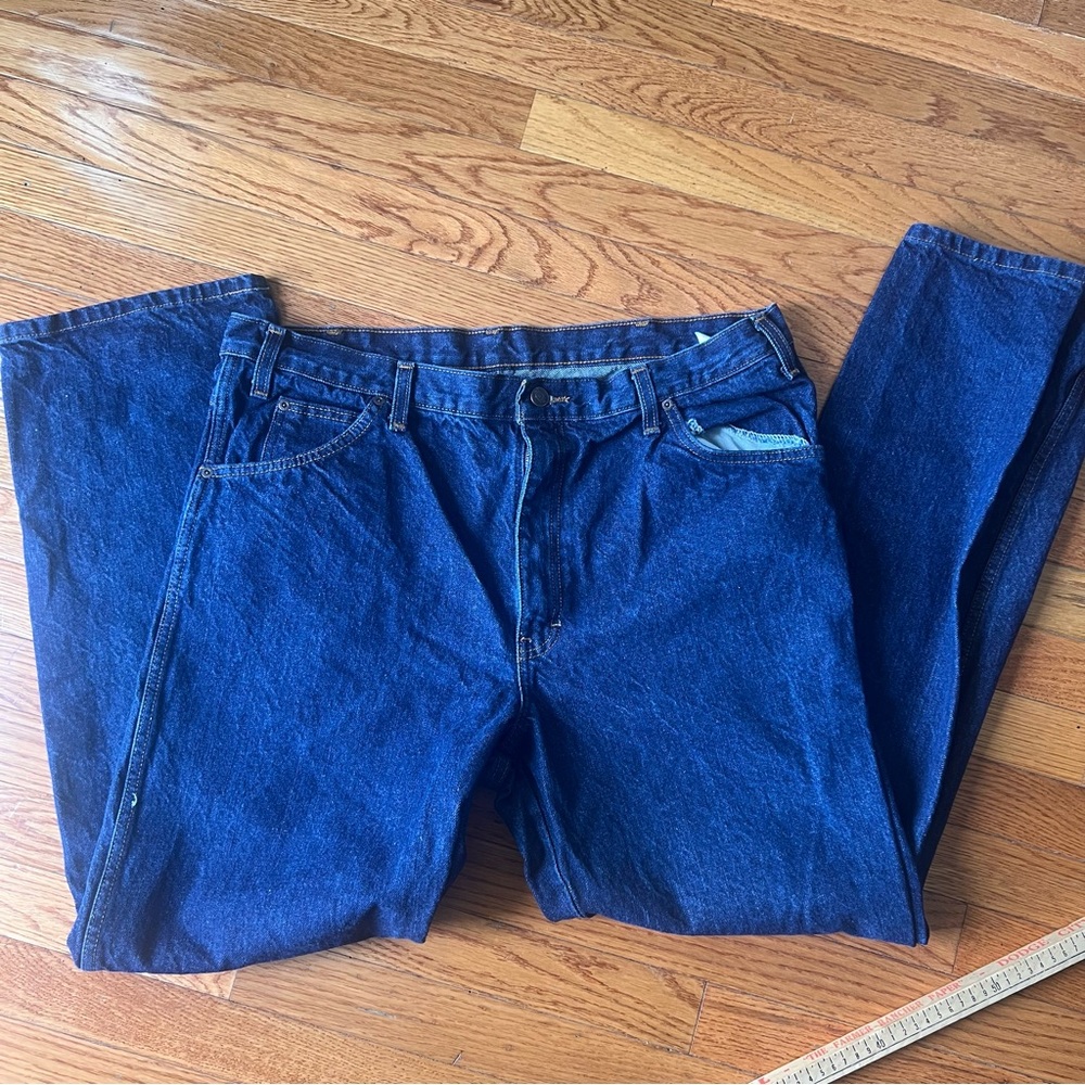 Dickies Workwear Mens Jeans 38x32 Denim Cotton Straight Leg